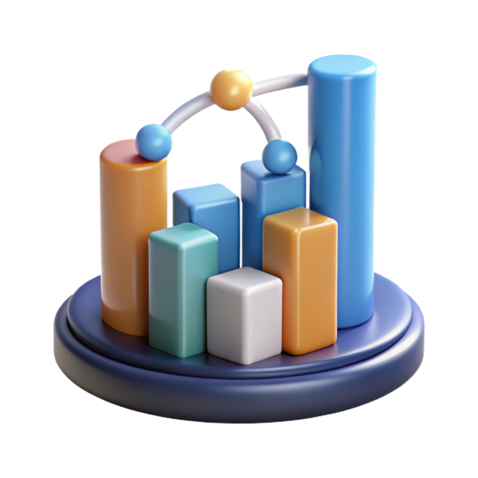 hypnotic distinctive Big data analytics graph NO BACKGROUND with Transparent Background. png