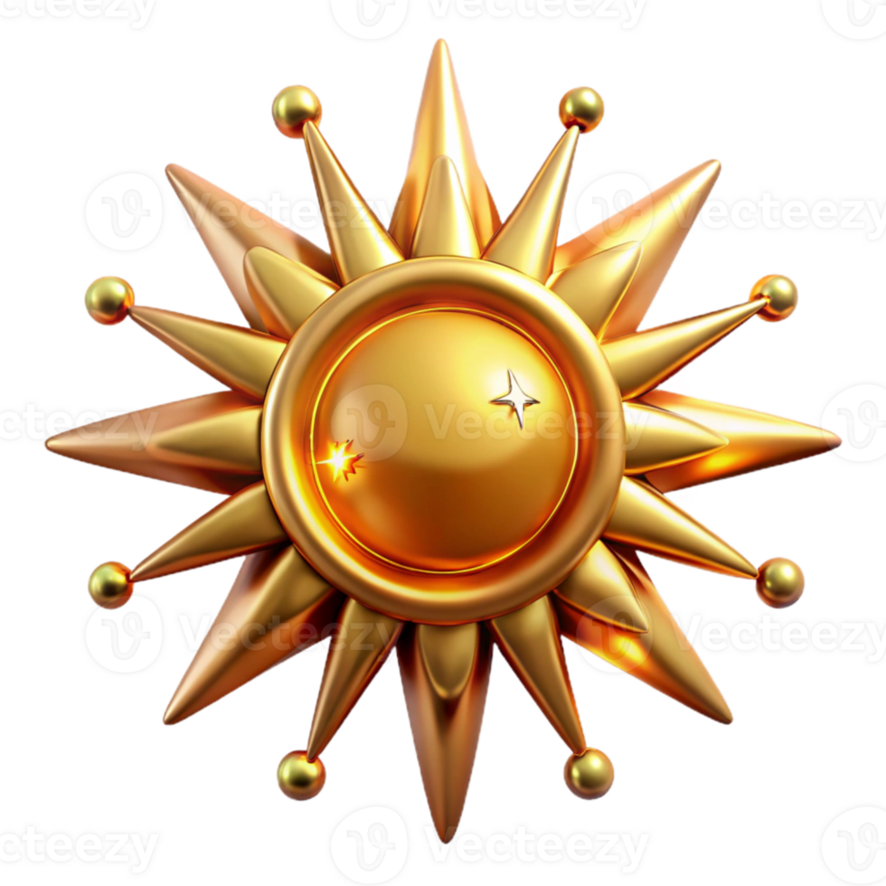serene traditional Golden Sunbeams Cutout with Warm Light high quality png