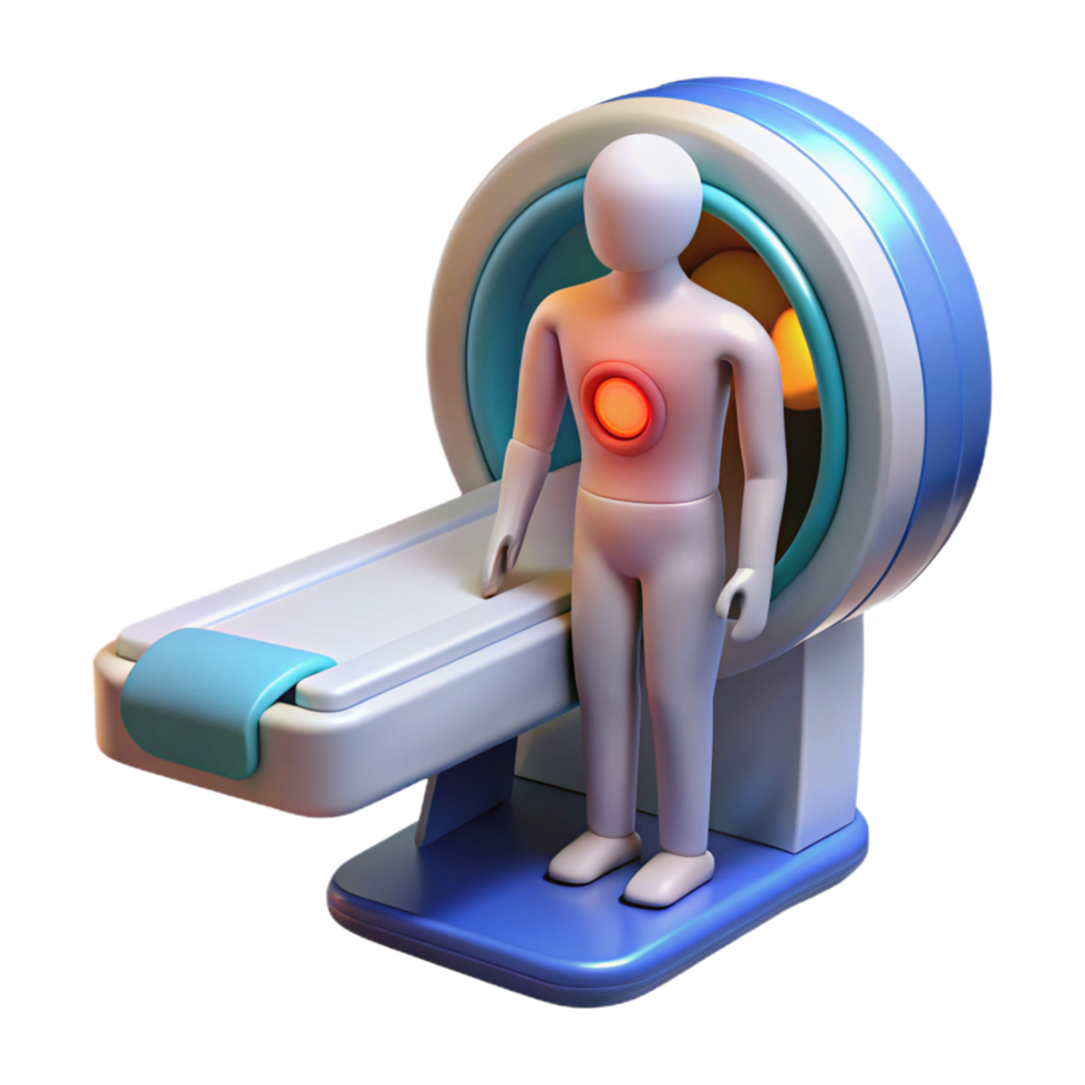 radiant mysterious victorian Medical scanner analyzing human body NO BACKGROUND with Transparent Background. 4K png