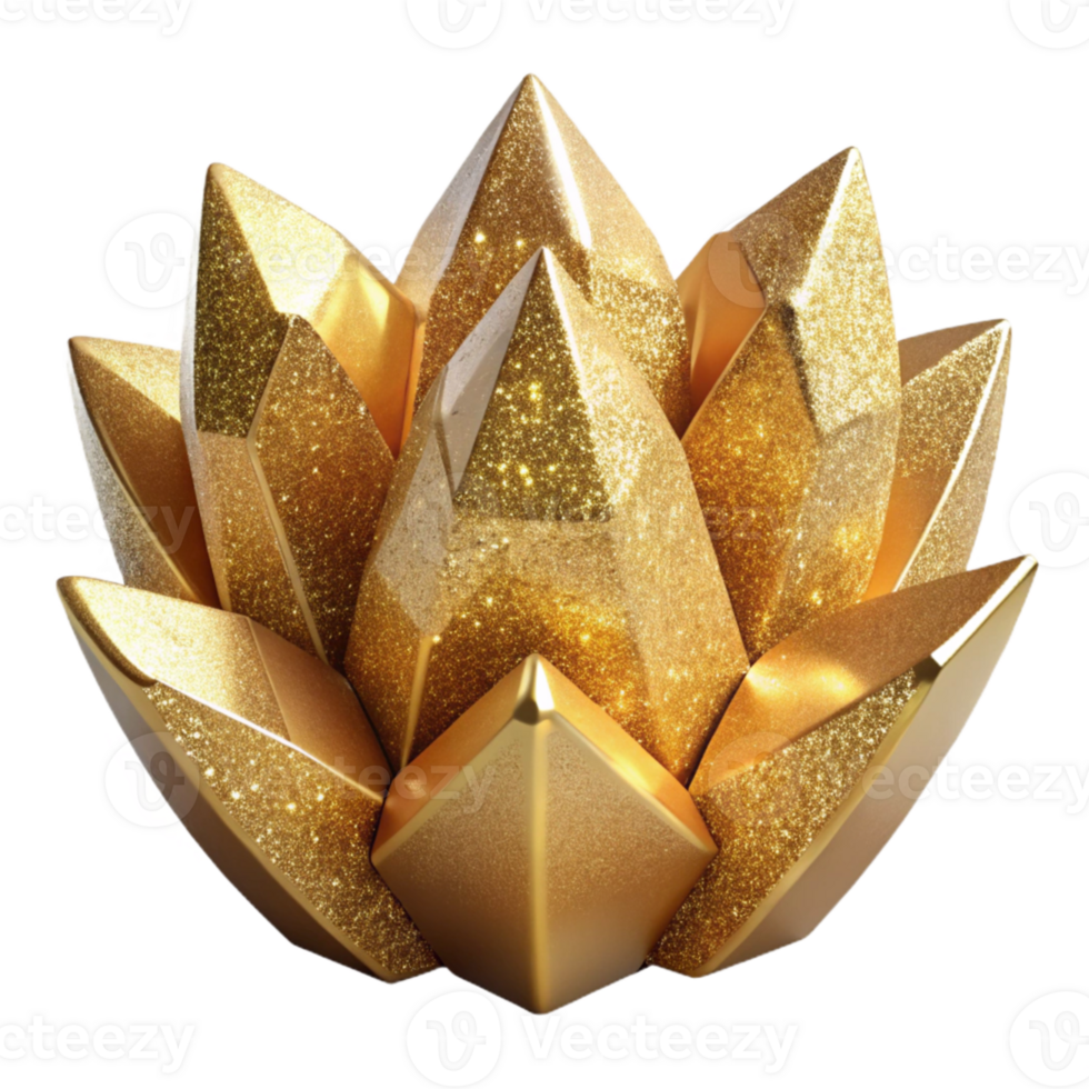 vibrant artistic Gold Glitter Sparkle Isolated professional png