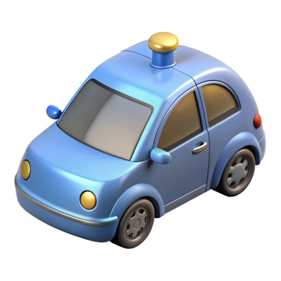 majestic inspired Self-driving car with sensors NO BACKGROUND with Transparent Background. png