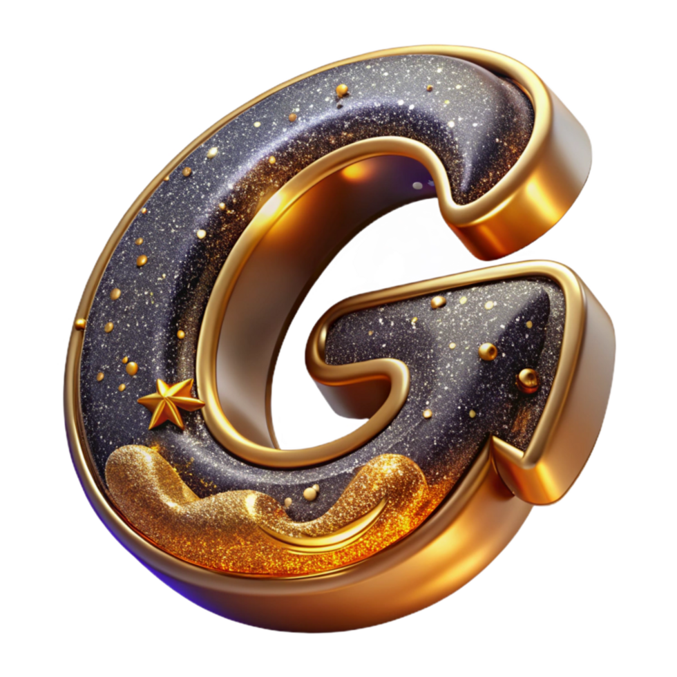 stunning rustic Gold Script Font Letter G Cutout authentic png