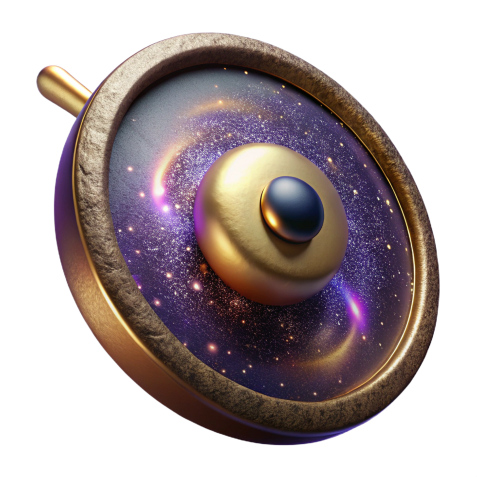 magnificent rustic Gong Isolated with Large Size and Deep Resonant Sound png