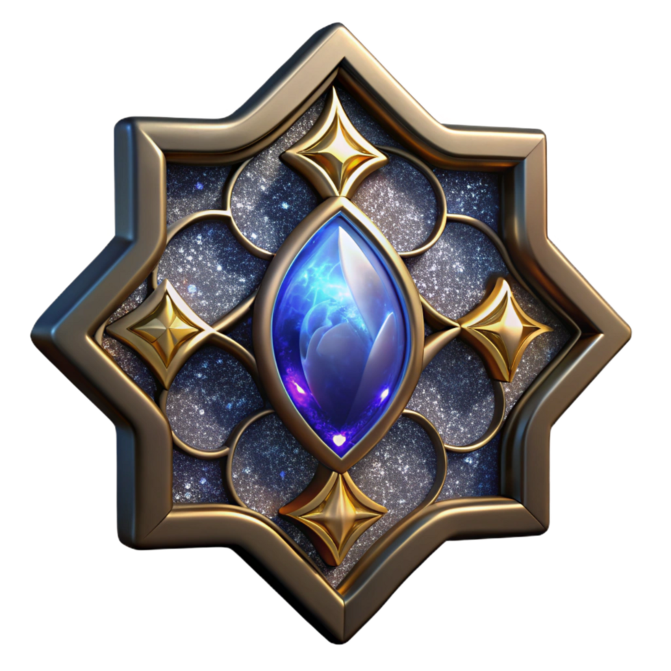 wonderful abstract Gothic Stained Glass Quatrefoil Isolated Element high quality png