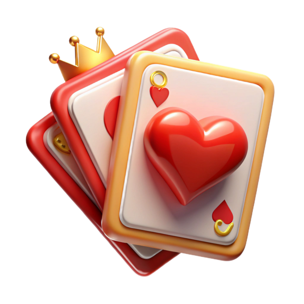 remarkable minimalist A single playing card, the Queen of Hearts. NO BACKGROUND with Transparent Background. gallery standard png