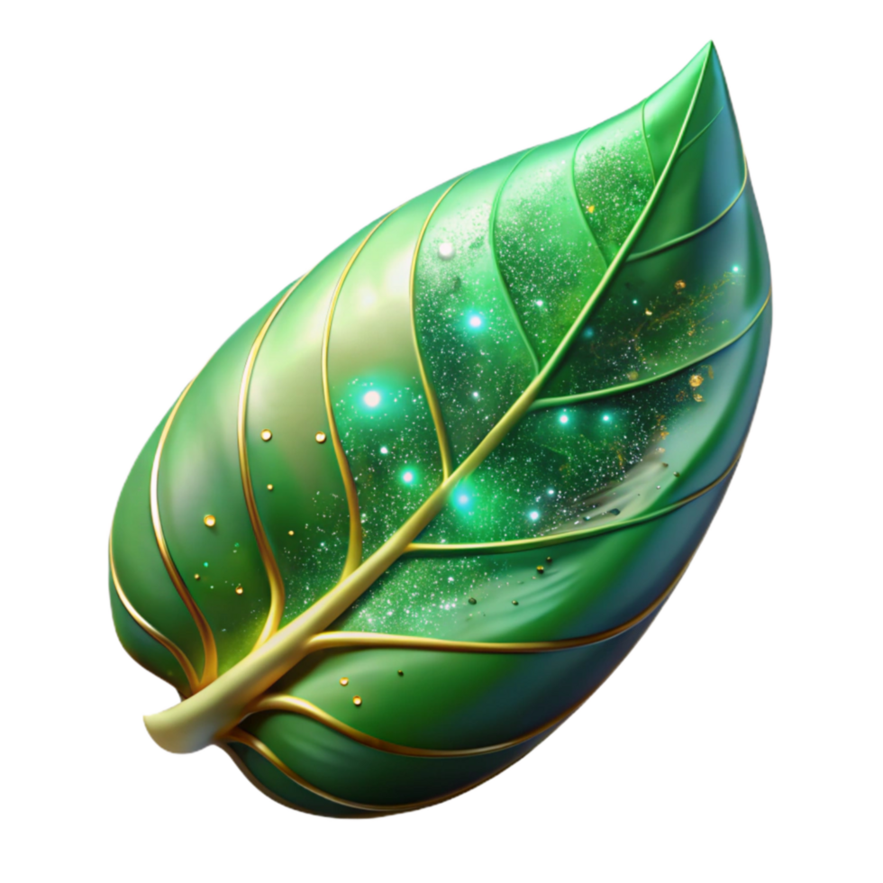 impressive rustic Green Leaf Falling Animation Transparent Background high resolution png