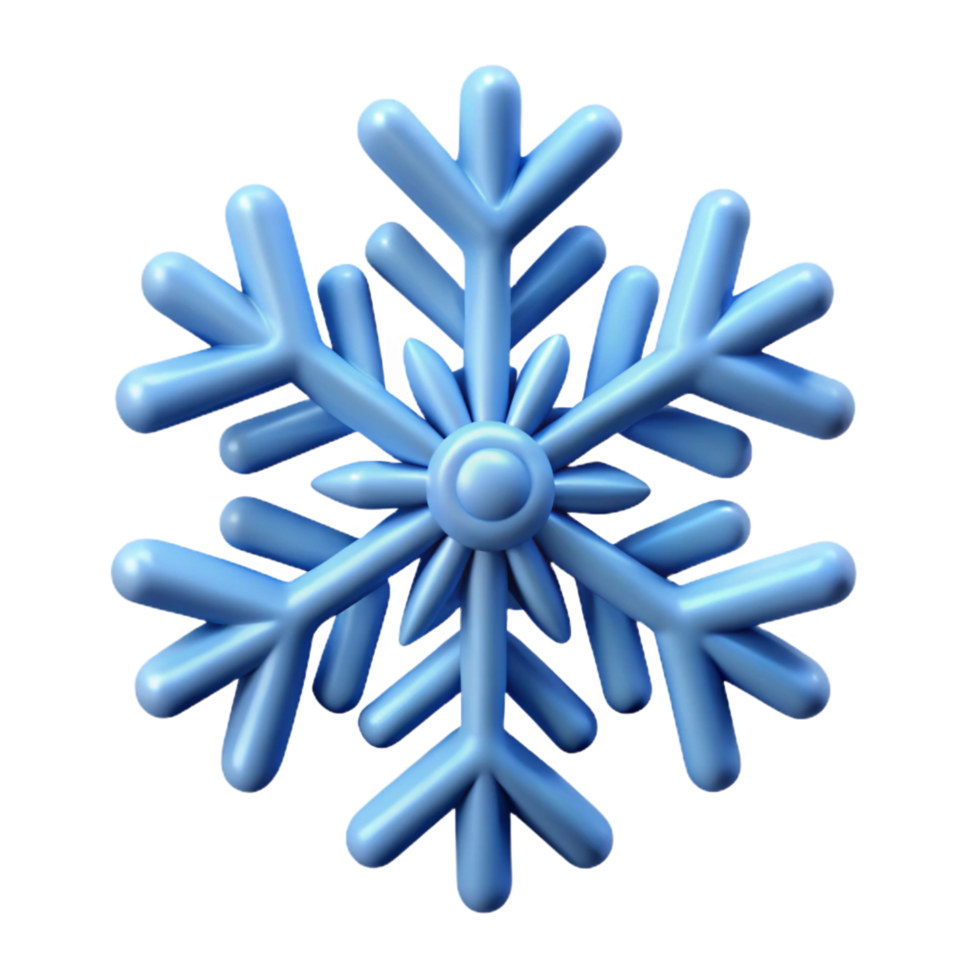 enchanting distinctive Single perfect snowflake NO BACKGROUND with Transparent Background. png