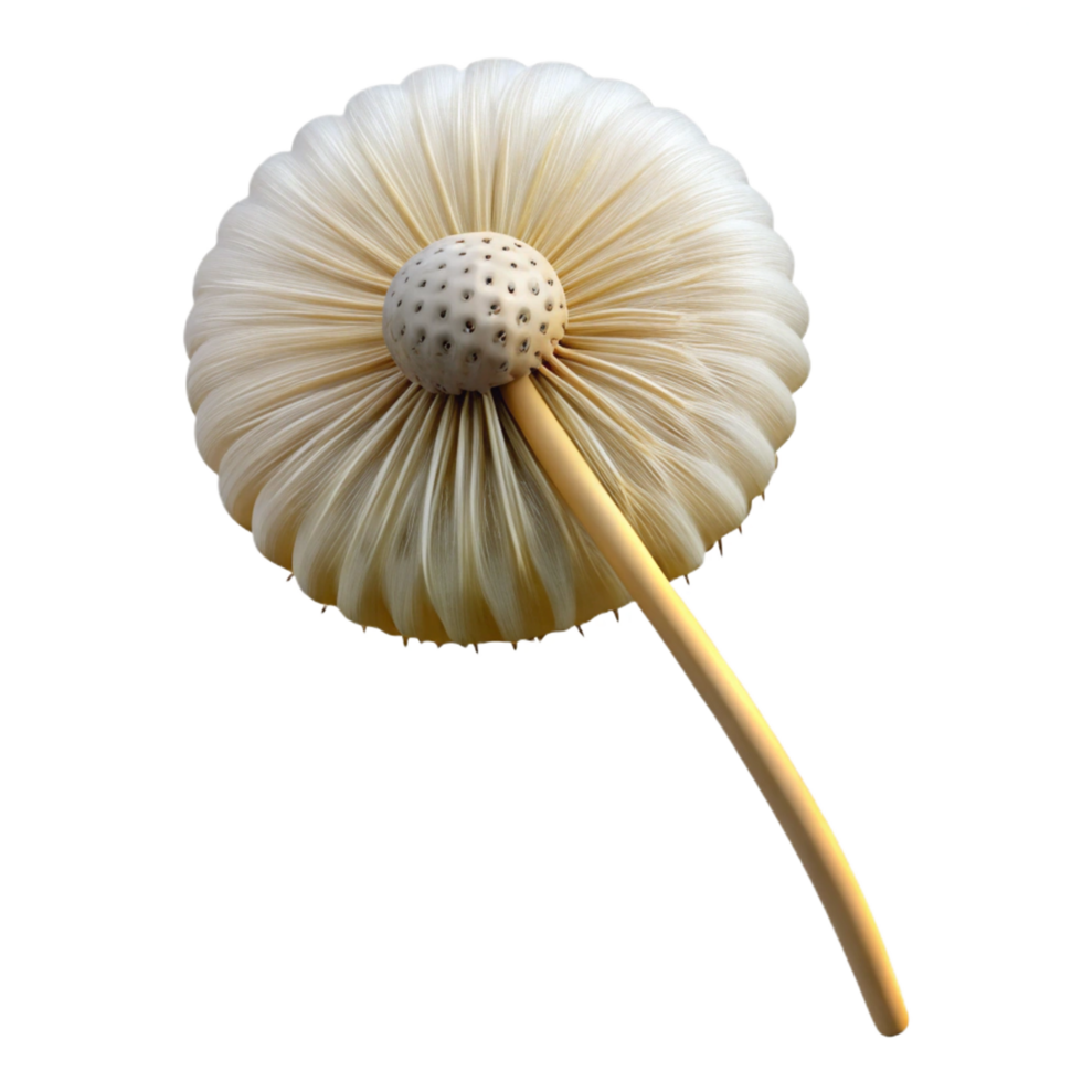 extraordinary impressionist Single dandelion seedhead NO BACKGROUND with Transparent Background. elite png