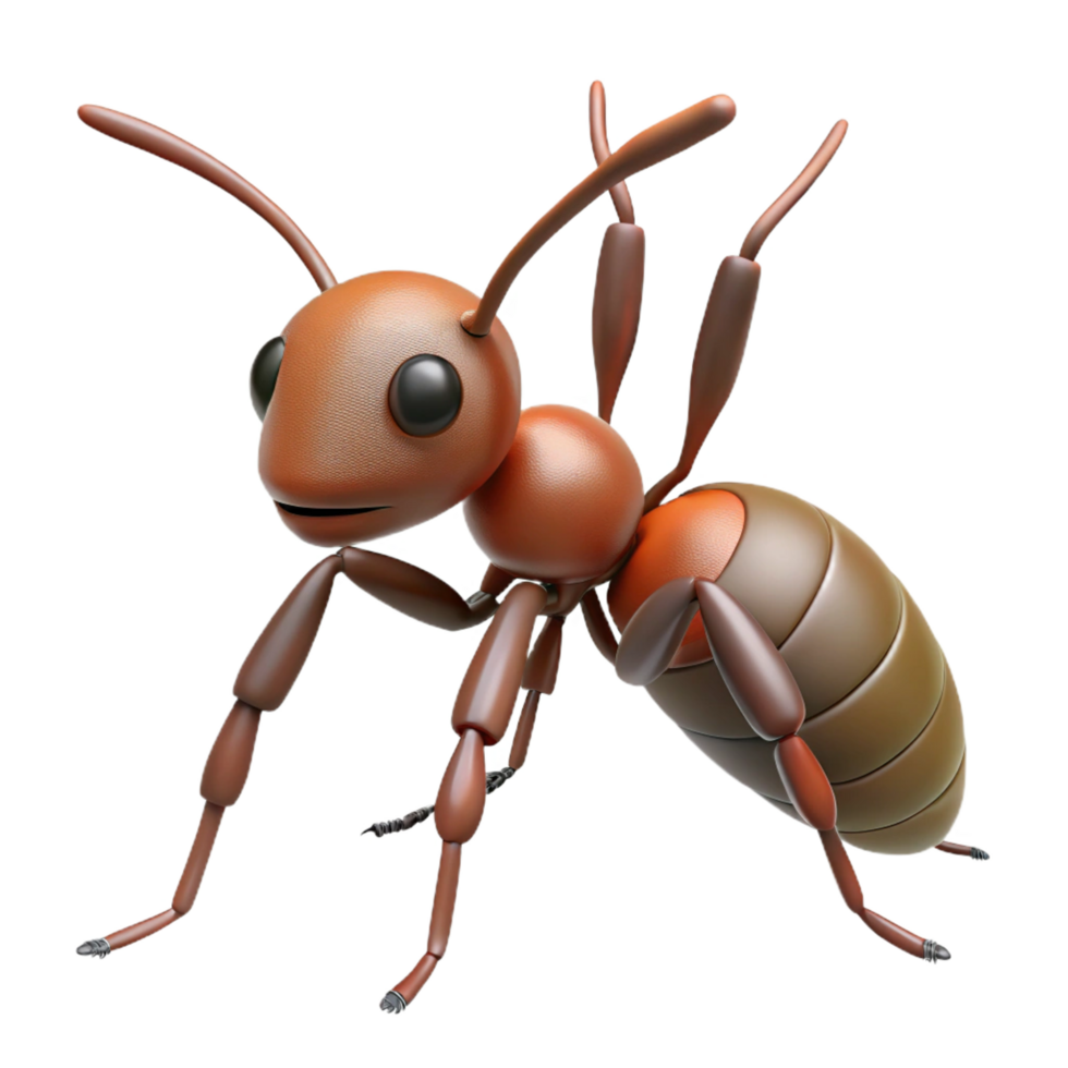 sought-after mid-century Ant NO BACKGROUND with Transparent Background. fine detail png