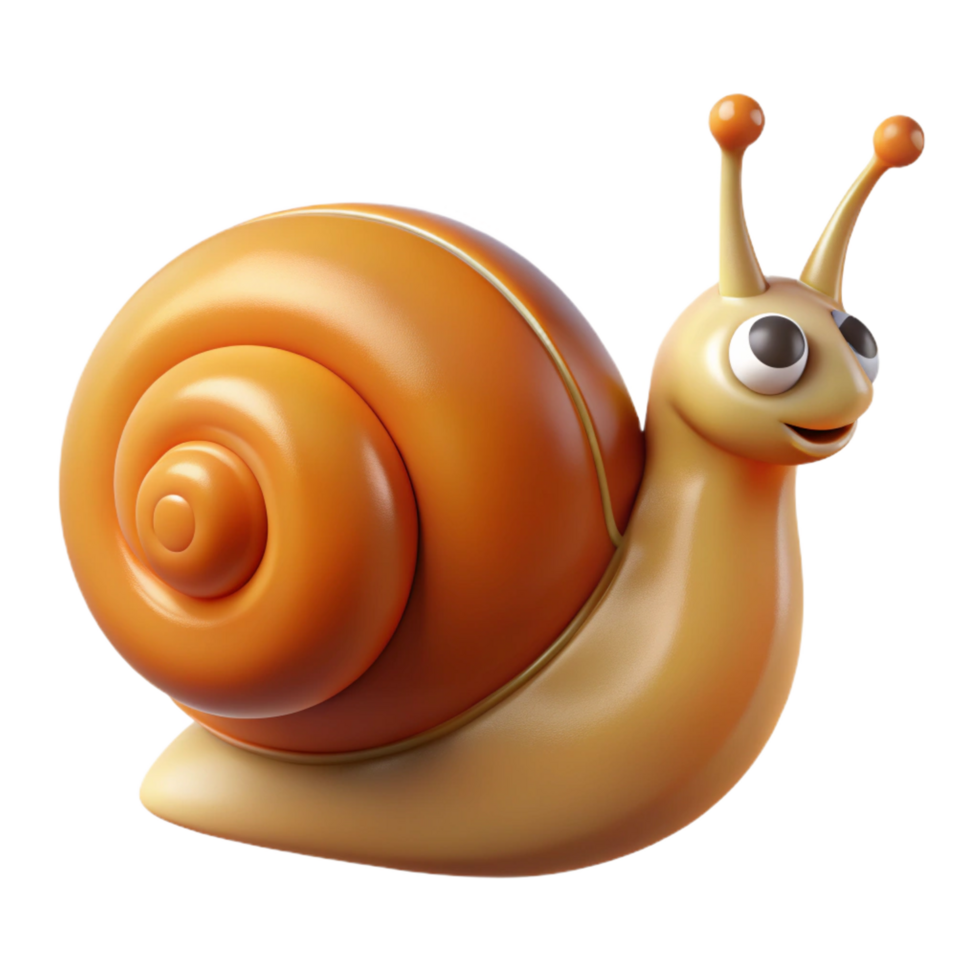 impressive contemporary Snail NO BACKGROUND with Transparent Background. artisan png
