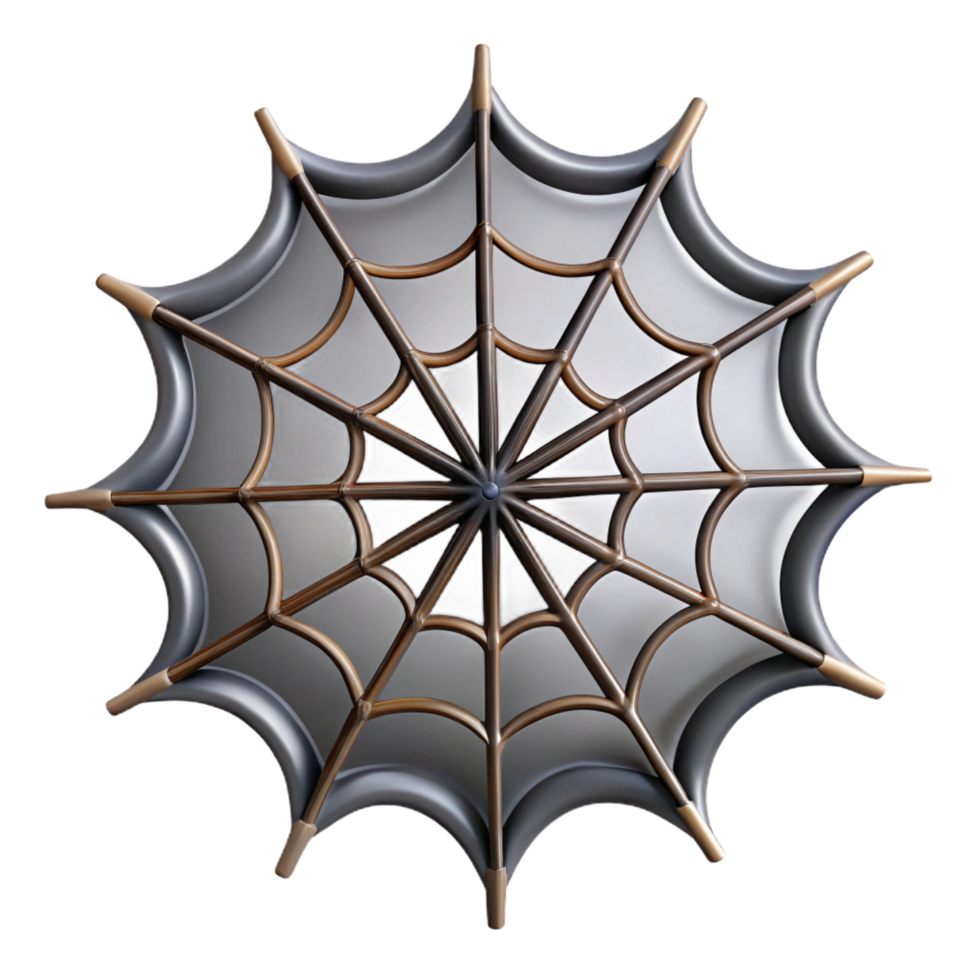 standout elegant Spider web NO BACKGROUND with Transparent Background. high quality png