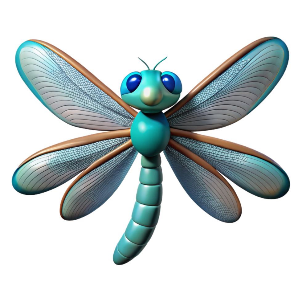 magnificent memorable Dragonfly NO BACKGROUND with Transparent Background. png