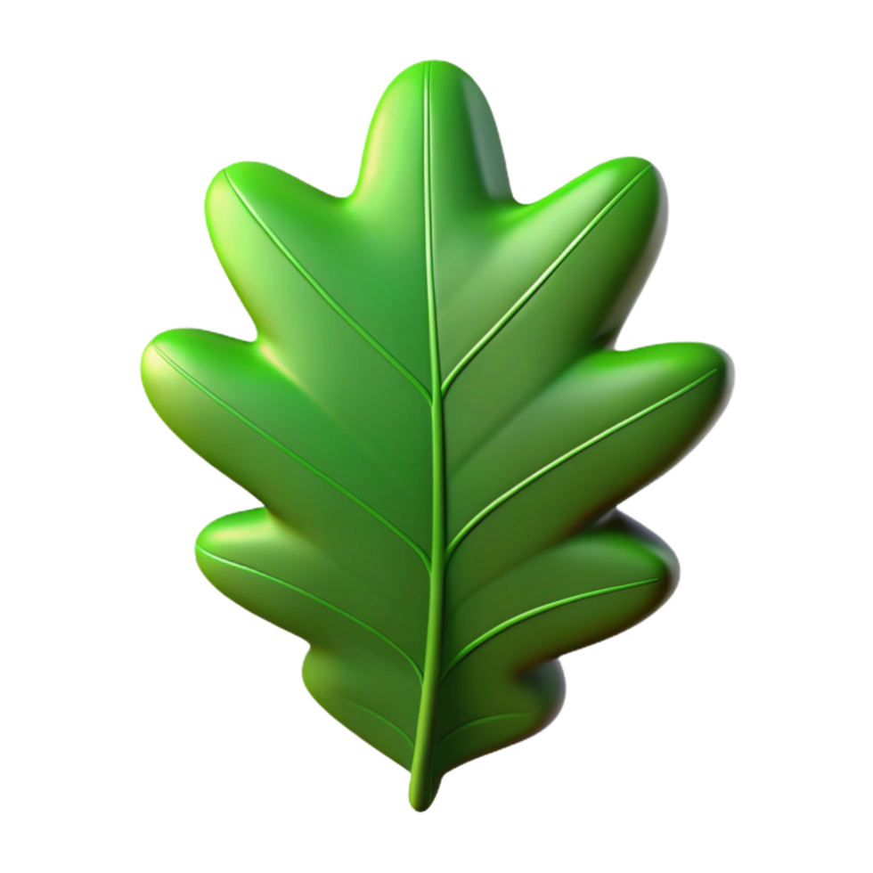 wonderful melancholic industrial Green leaf oak NO BACKGROUND with Transparent Background. elite png