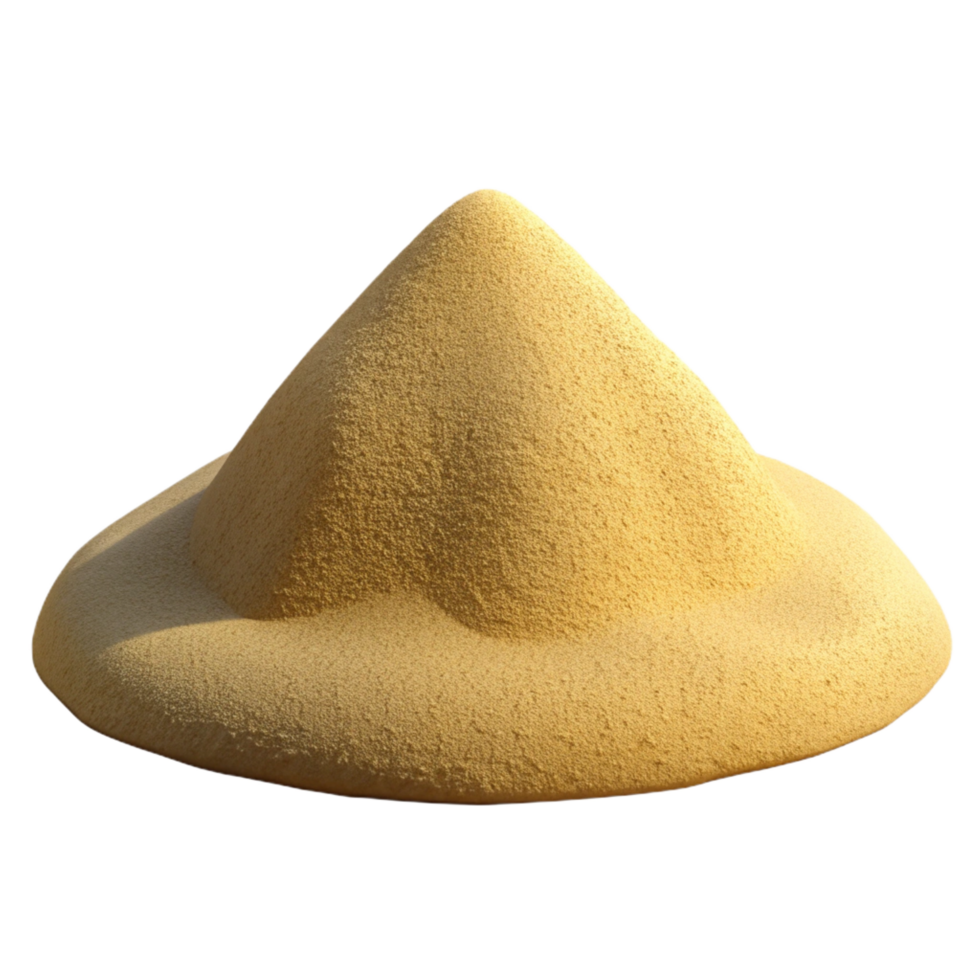 mesmerizing abstract Pile of sand NO BACKGROUND with Transparent Background. original png