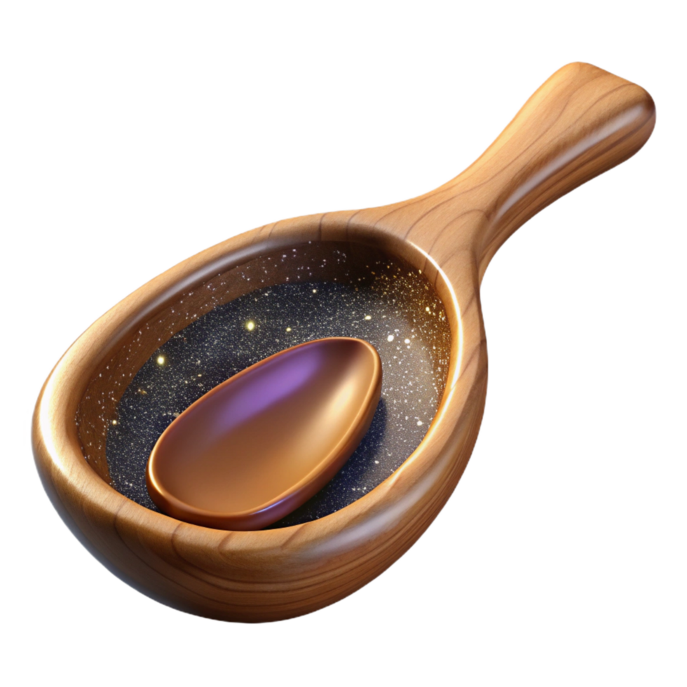 stunning minimalist Hand Carved Wooden Spoon Cutout with Smooth Finish original png