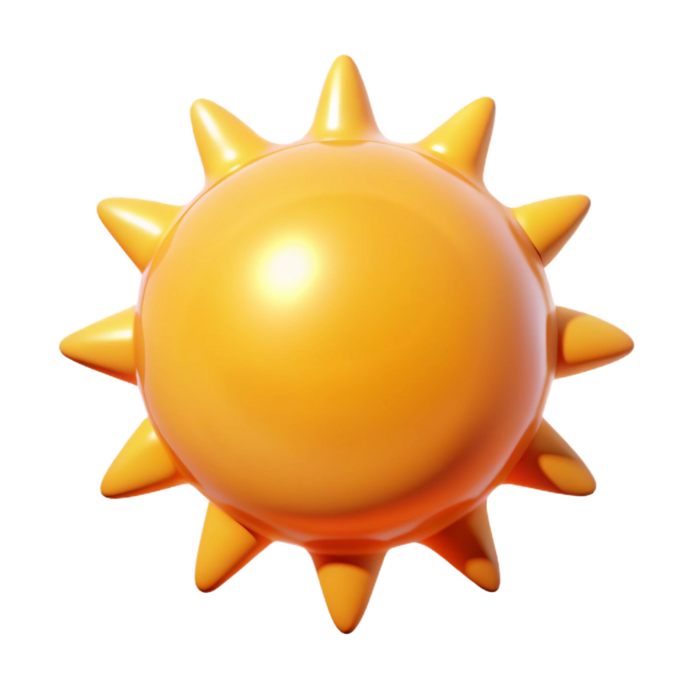 elegant unforgettable Sun NO BACKGROUND with Transparent Background. png
