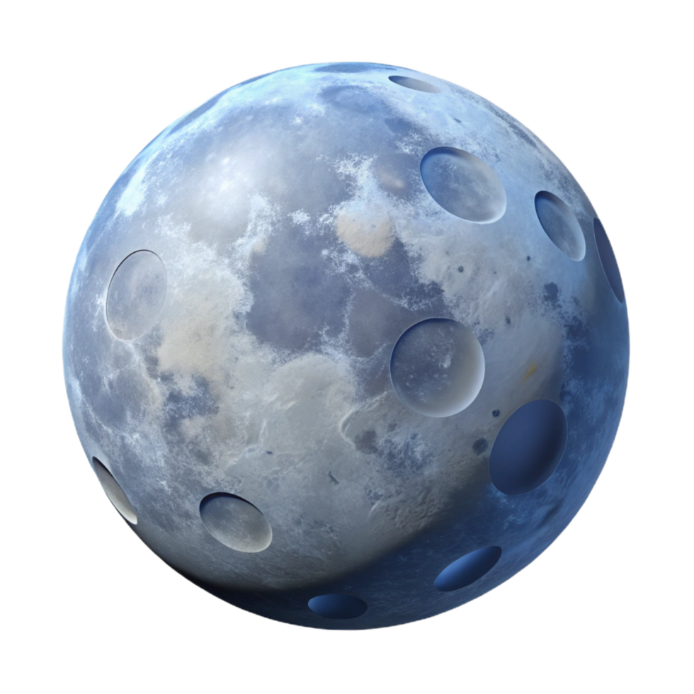wonderful playful organic Full moon NO BACKGROUND with Transparent Background. professional png