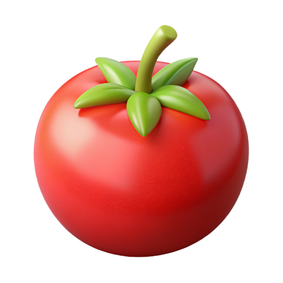 exemplary gothic Ripe red cherry tomato NO BACKGROUND with Transparent Background. masterfully captured png