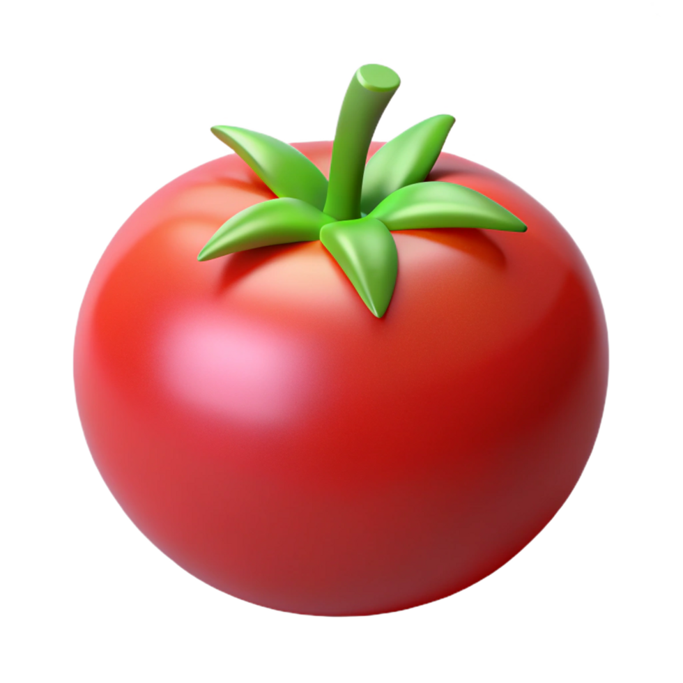 unforgettable creative Ripe red cherry tomato NO BACKGROUND with Transparent Background. 8K png