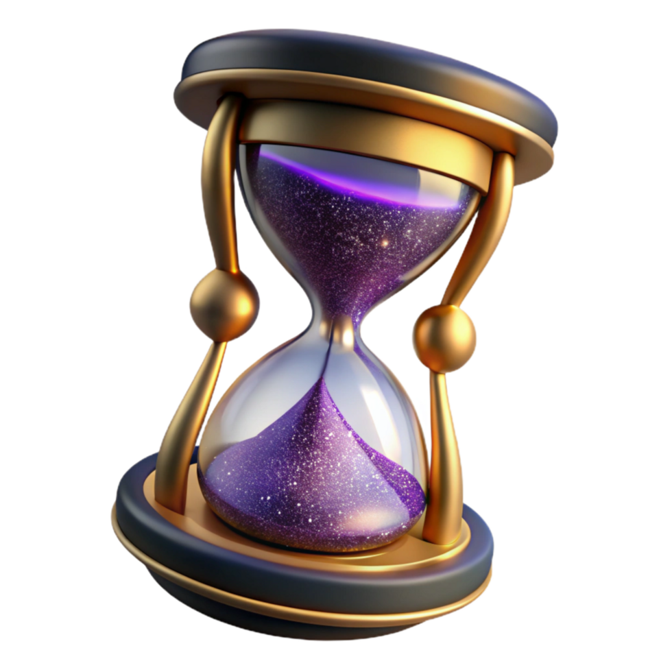 wonderful minimalist Hourglass Upside Down Isolated original png