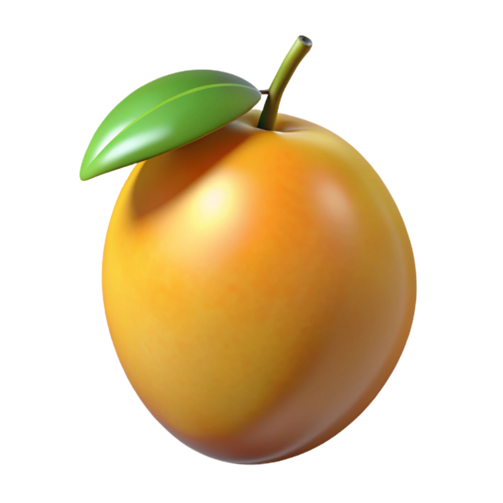 playful pristine Ripe mango NO BACKGROUND with Transparent Background. top-tier png