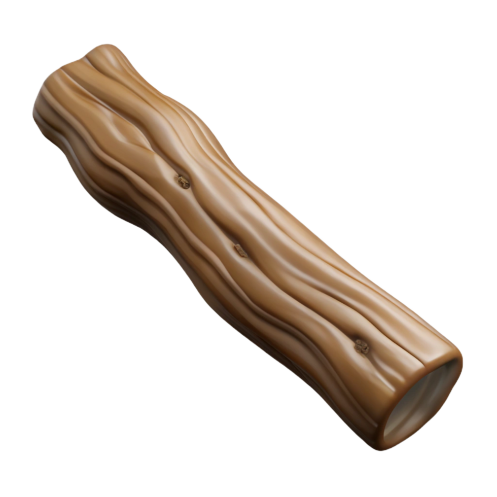 extraordinary remarkable Single piece of driftwood NO BACKGROUND with Transparent Background. png