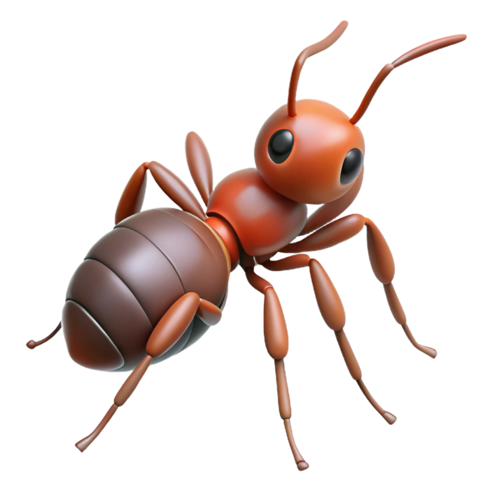 sought-after vintage Single ant NO BACKGROUND with Transparent Background. expertly shot png