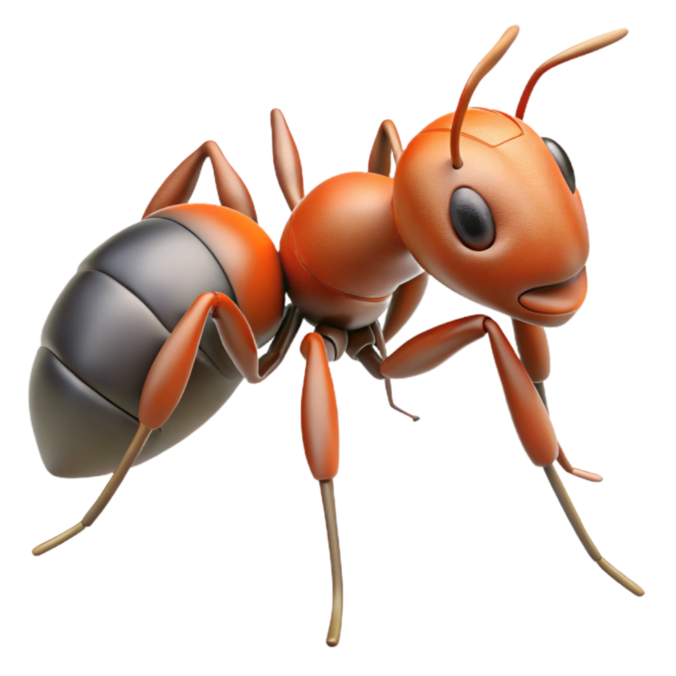 picturesque renaissance Single ant NO BACKGROUND with Transparent Background. masterfully captured png