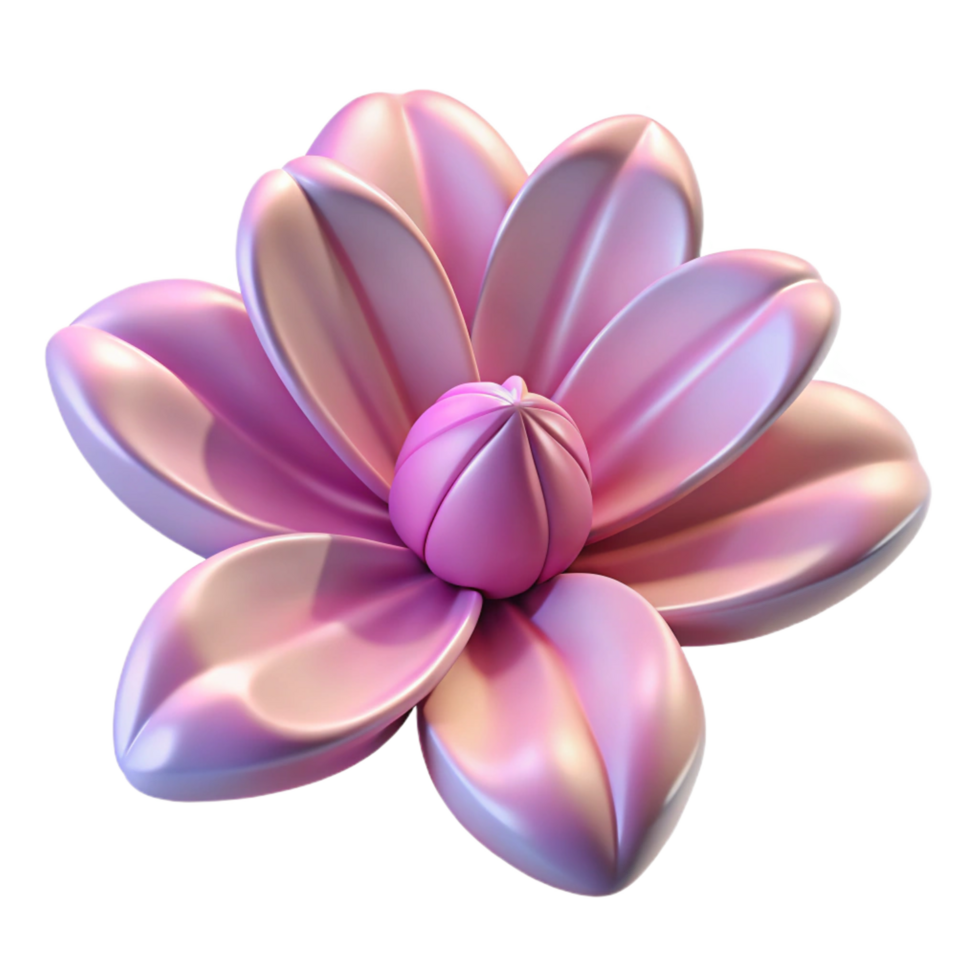 sought-after futuristic Close-up of a flower petal NO BACKGROUND with Transparent Background. expertly shot png