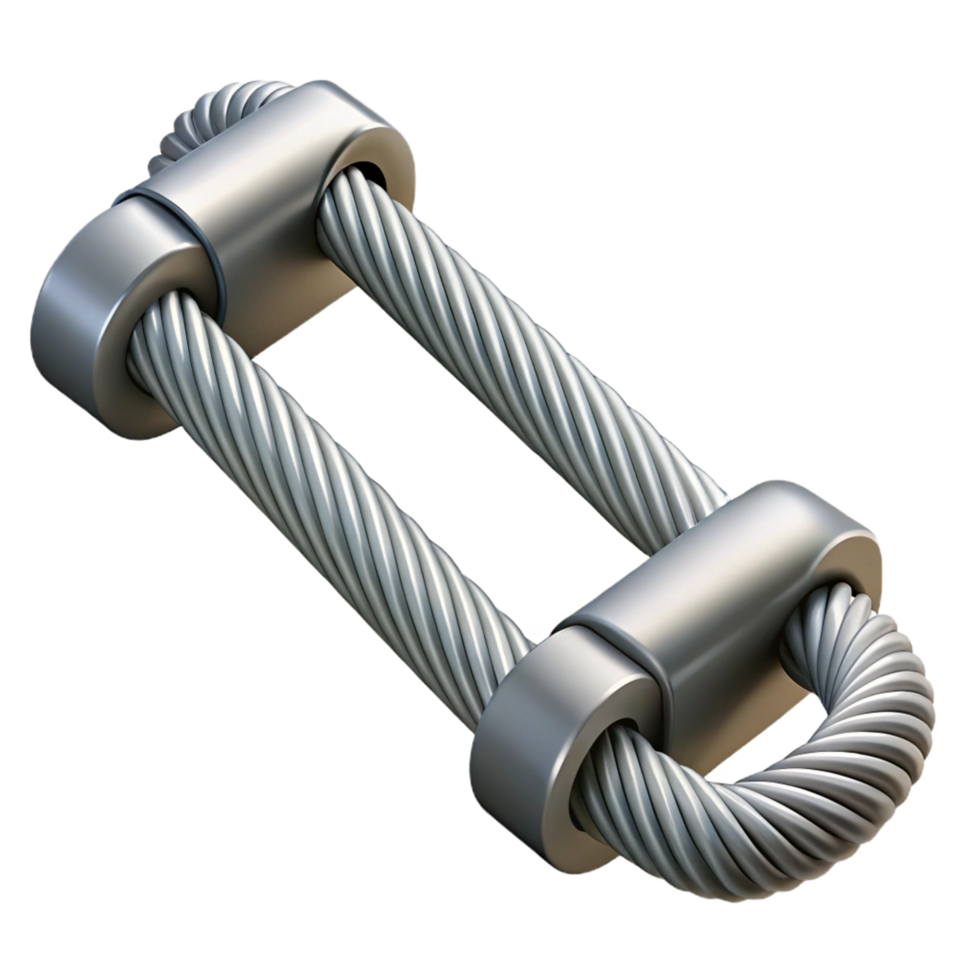 elegant distinctive Suspension bridge cable, steel, thick, NO BACKGROUND with Transparent Background. png