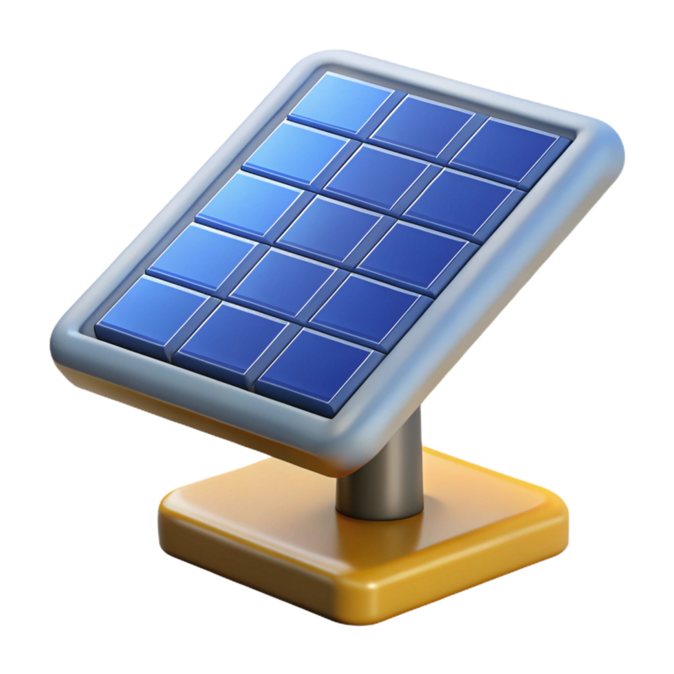 sumptuous dramatic nordic Solar panel, photovoltaic cells, renewable energy, NO BACKGROUND with Transparent Background. artisan png