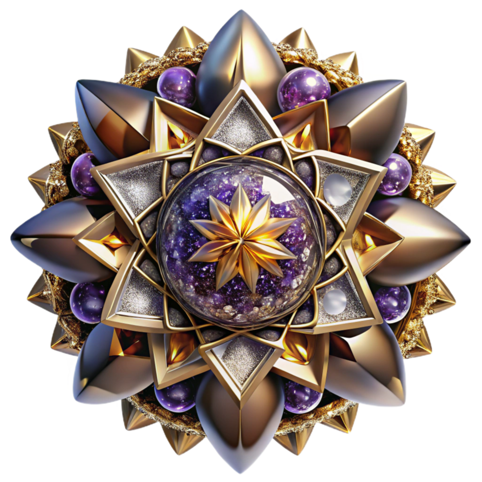 impressive vintage Kaleidoscope Sparkling Effect Isolated Element genuine png