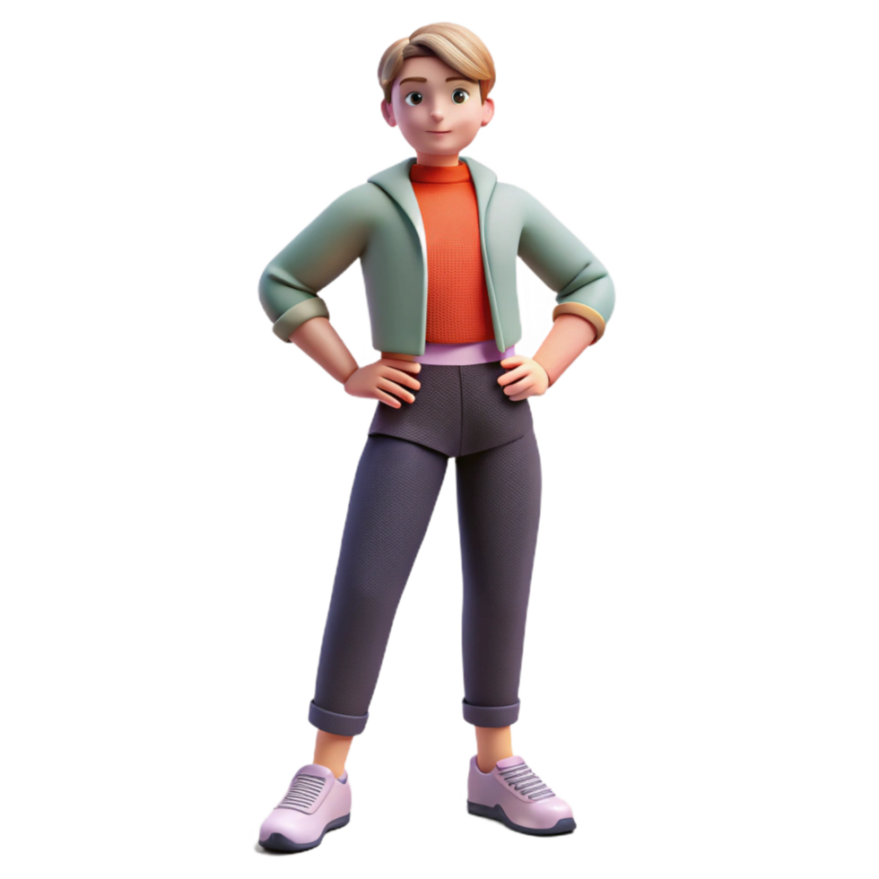 striking memorable Fashion model, stylish clothes, posing, NO BACKGROUND with Transparent Background. png