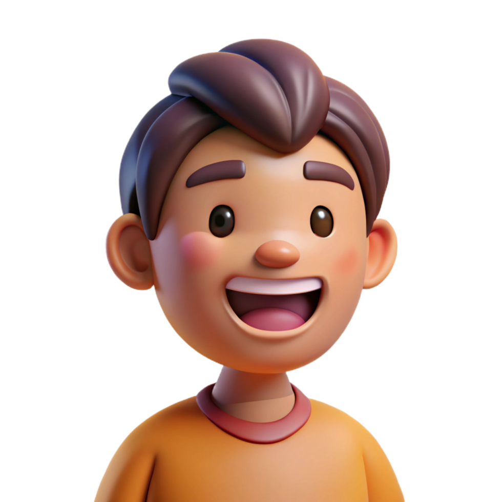 splendid tranquil baroque Cartoon character, exaggerated features, smiling, NO BACKGROUND with Transparent Background. refined png