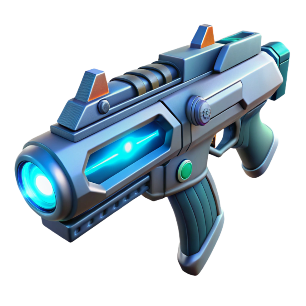 picturesque ethereal traditional Energy weapon, plasma rifle, futuristic design, glowing energy core NO BACKGROUND with Transparent Background. detailed png