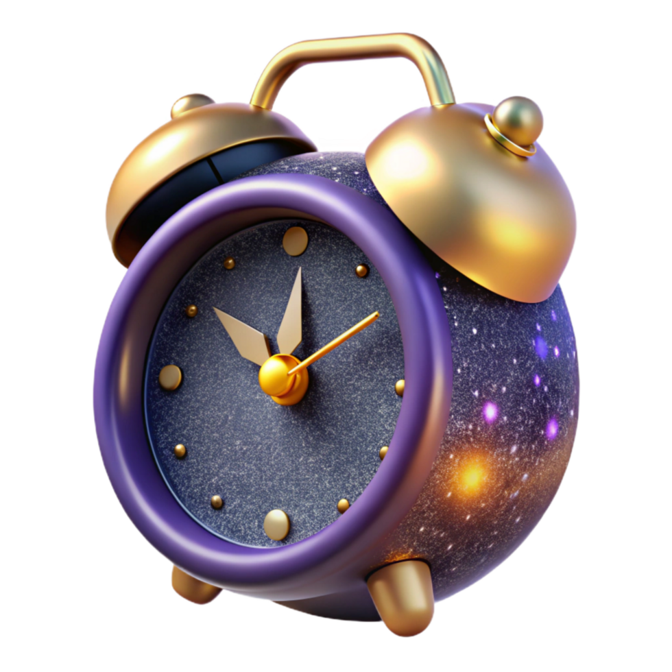 stunning minimalist Modern Desk Clock with Alarm Function Isolated exclusive png