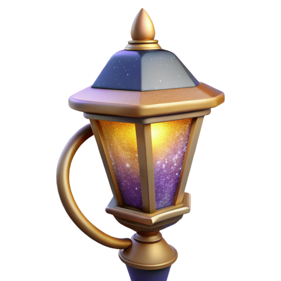 impressive minimalist Modern Street Lamp Side View Isolated Cutout high resolution png