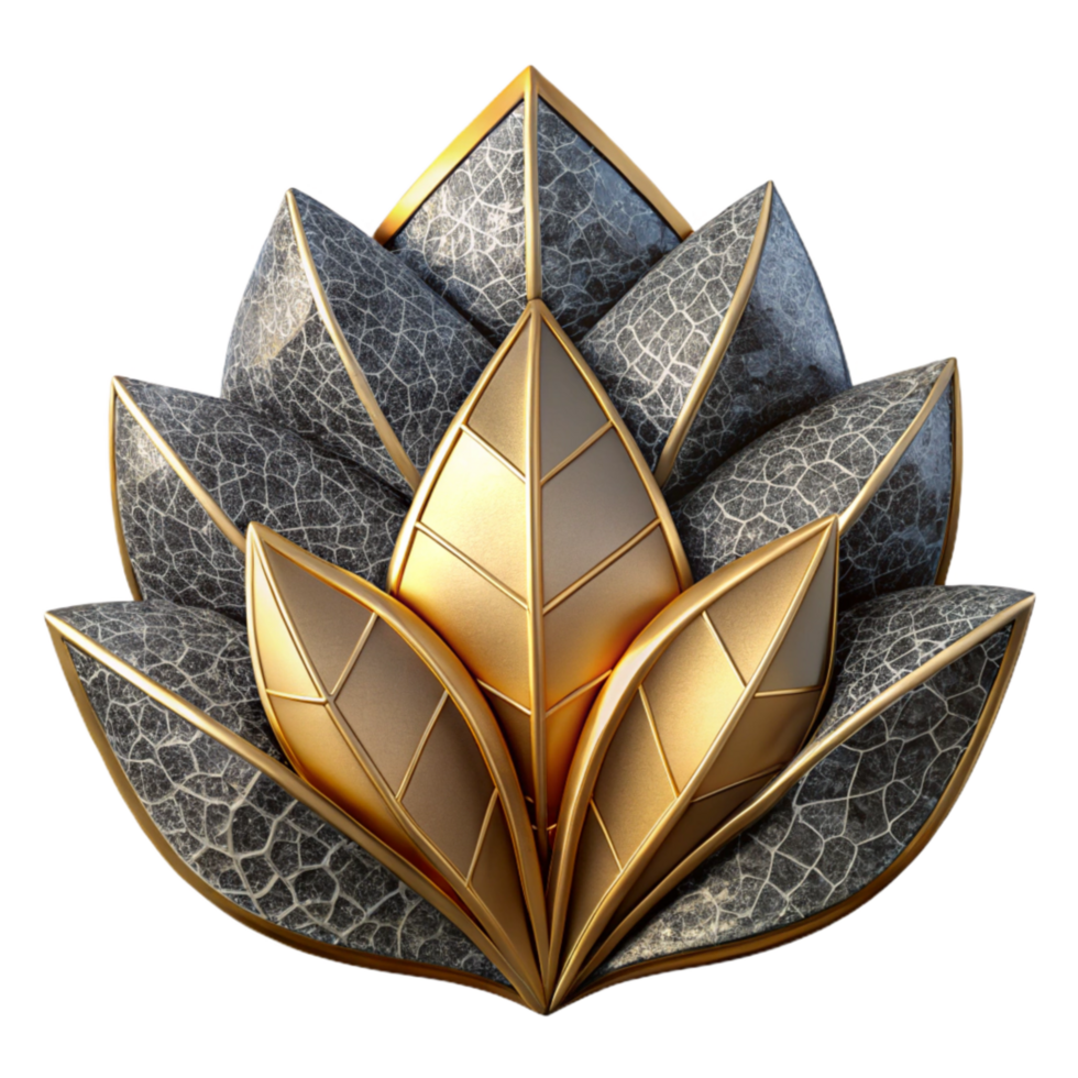 extraordinary abstract Monochromatic Mosaic Leaf Design Cutout detailed png