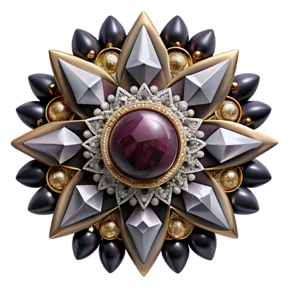 extraordinary artistic Monochrome Mandala with Black and White Maroon Cutout detailed png