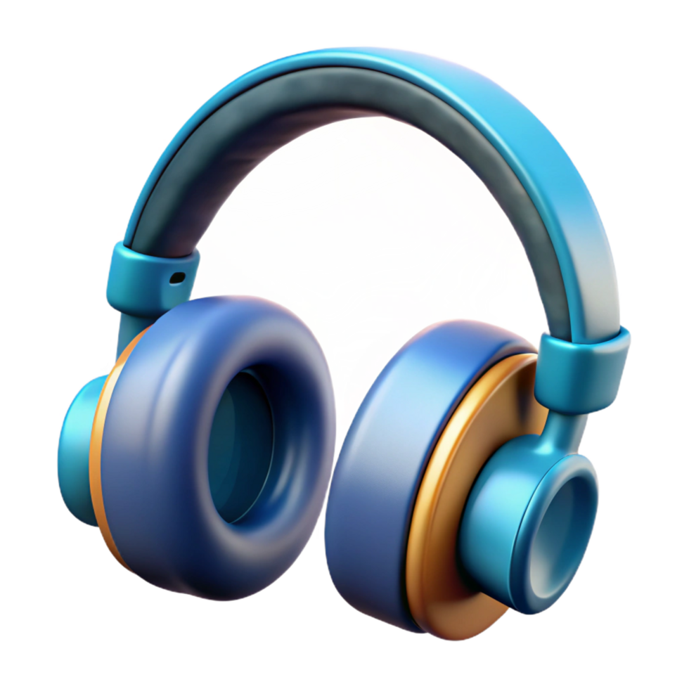 inspired modern A set of Bluetooth headphones, noise-canceling. NO BACKGROUND with Transparent Background. exclusive png