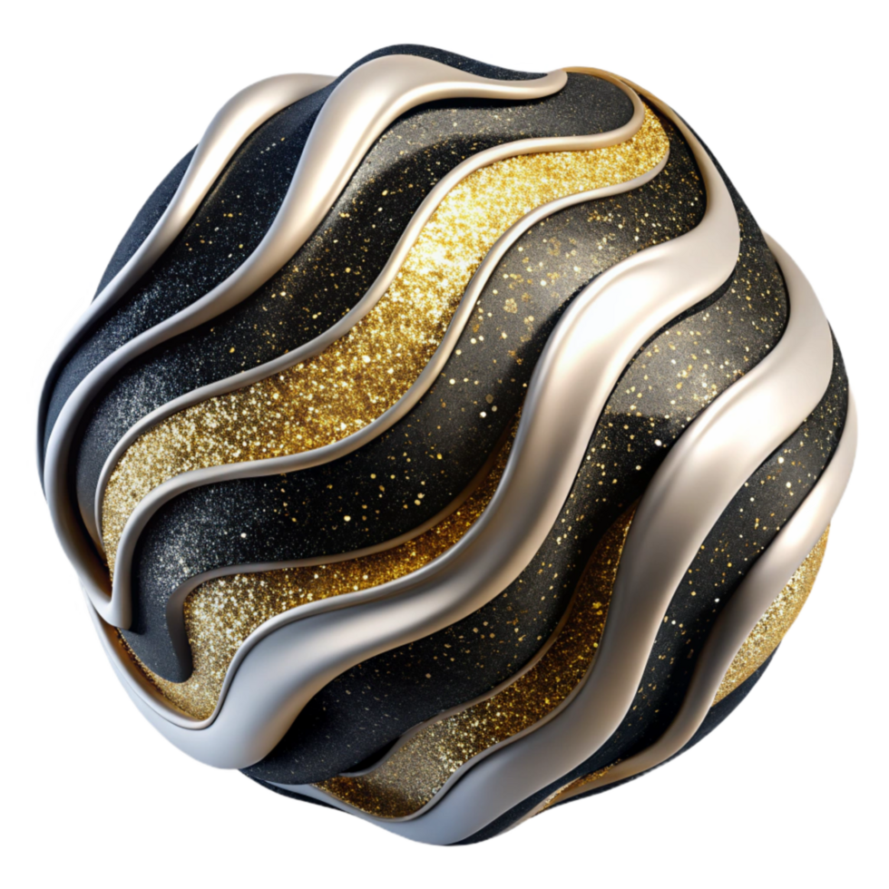 extraordinary abstract Optical Art Stripes Black and White Isolated exclusive png