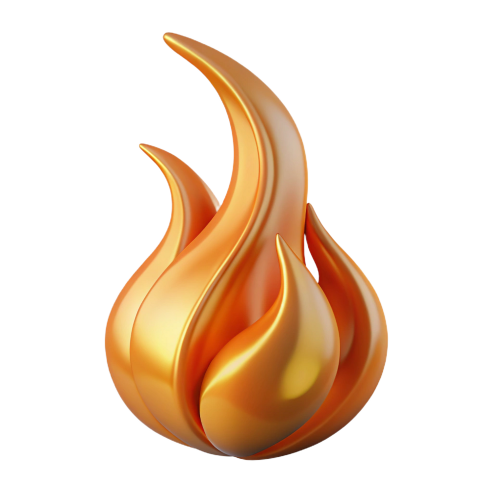 vibrant joyful avant-garde A single, burning flame with abstract, swirling patterns. NO BACKGROUND with Transparent Background. sharp png
