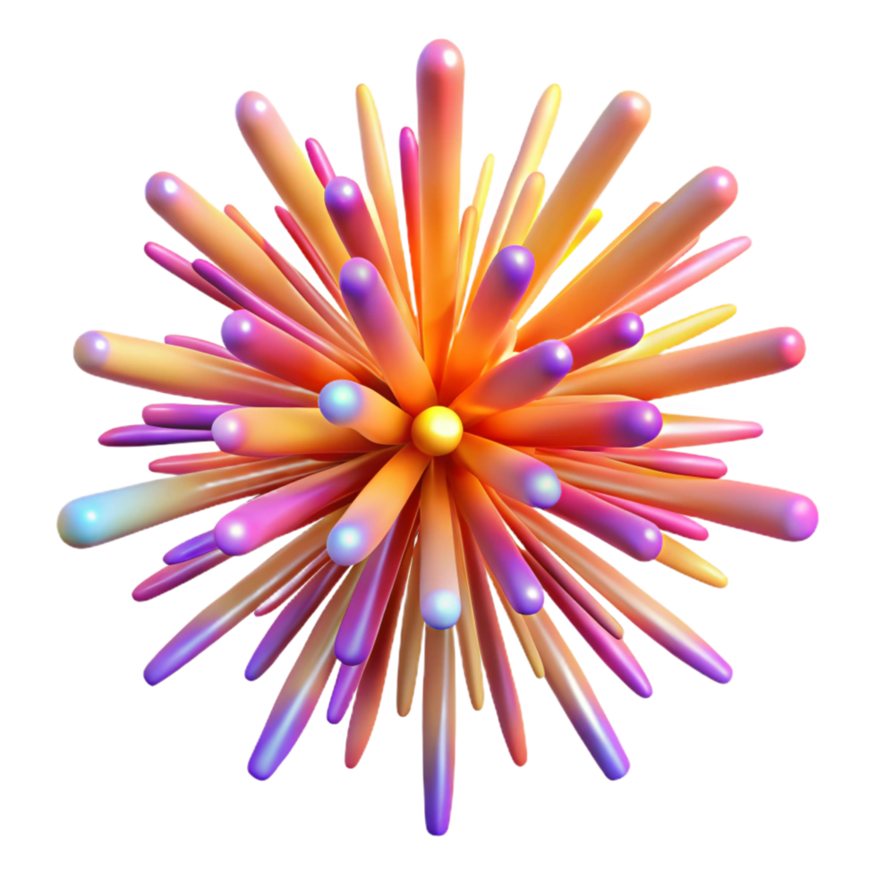 coveted renaissance A dynamic, exploding firework of colorful particles. NO BACKGROUND with Transparent Background. elite png