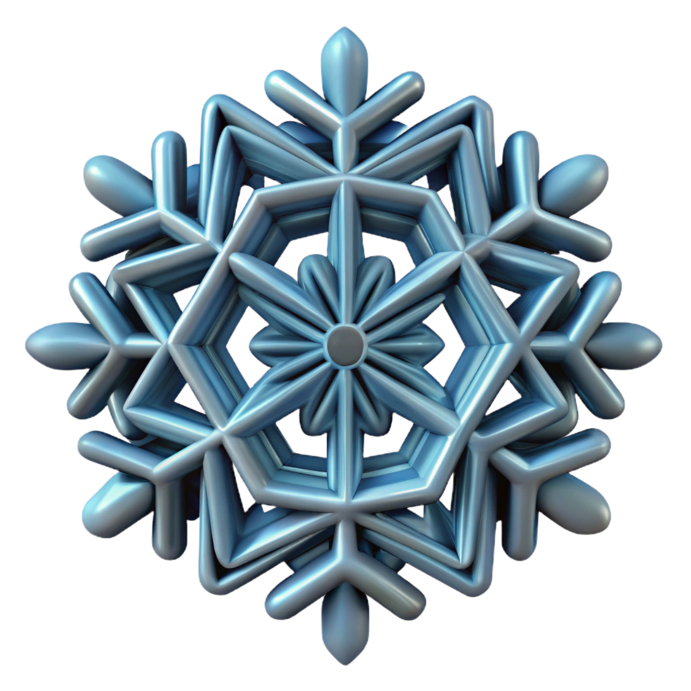 wonderful notable A complex, geometric pattern resembling a snowflake. NO BACKGROUND with Transparent Background. png
