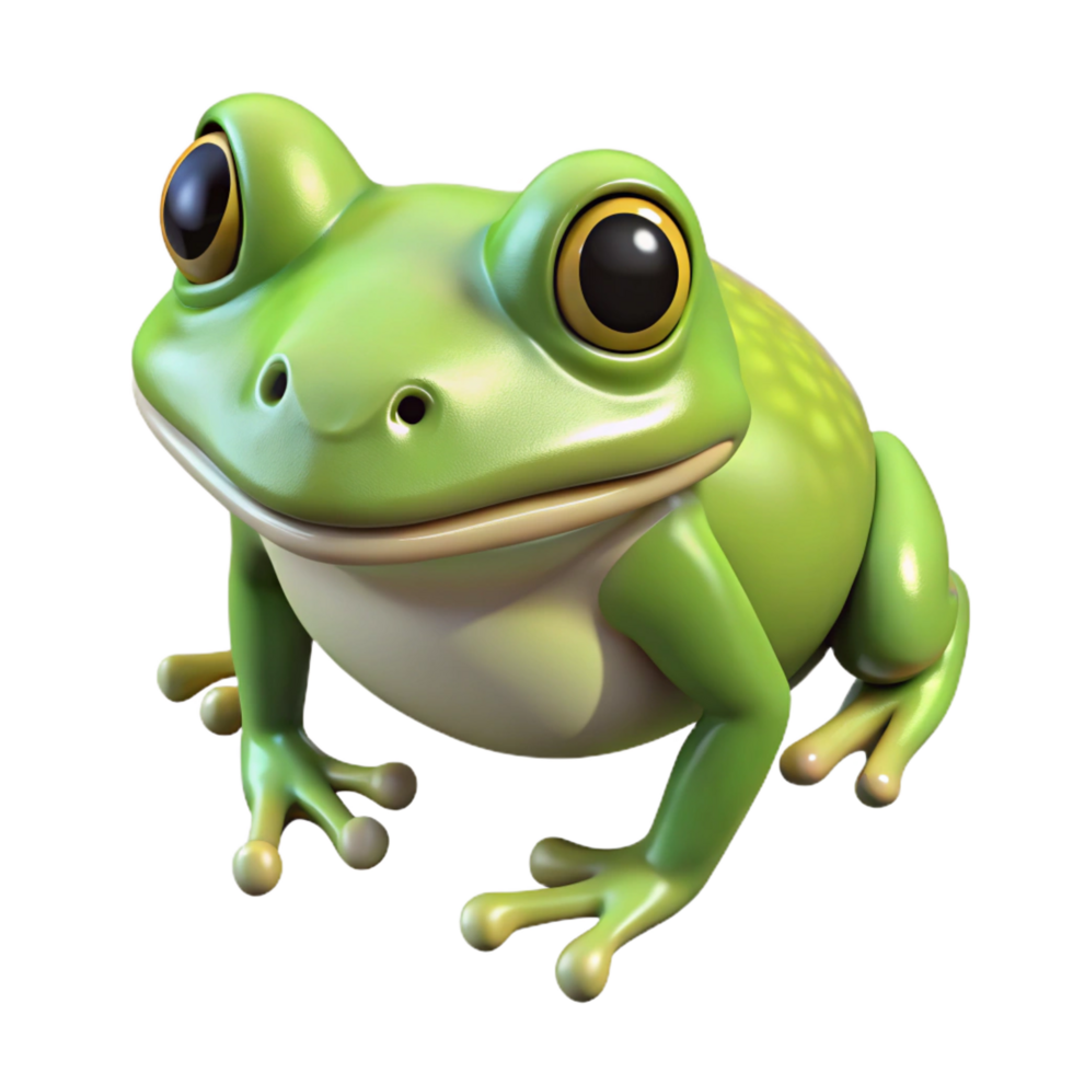 wonderful coveted A frog, NO BACKGROUND with Transparent Background. png