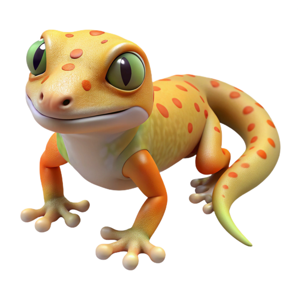 remarkable tropical A gecko, NO BACKGROUND with Transparent Background. authentic png