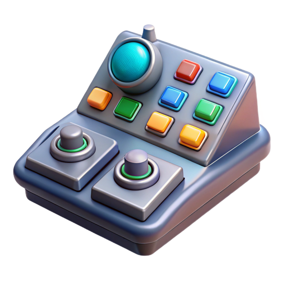 picturesque exemplary Spaceship control panel, buttons and dials, futuristic interface. NO BACKGROUND with Transparent Background. png