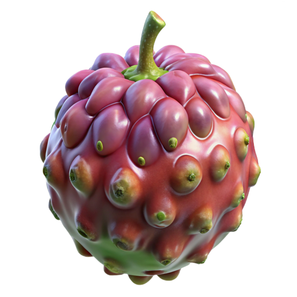 notable gothic Alien fruit, strange colors, unusual texture. NO BACKGROUND with Transparent Background. 4K png