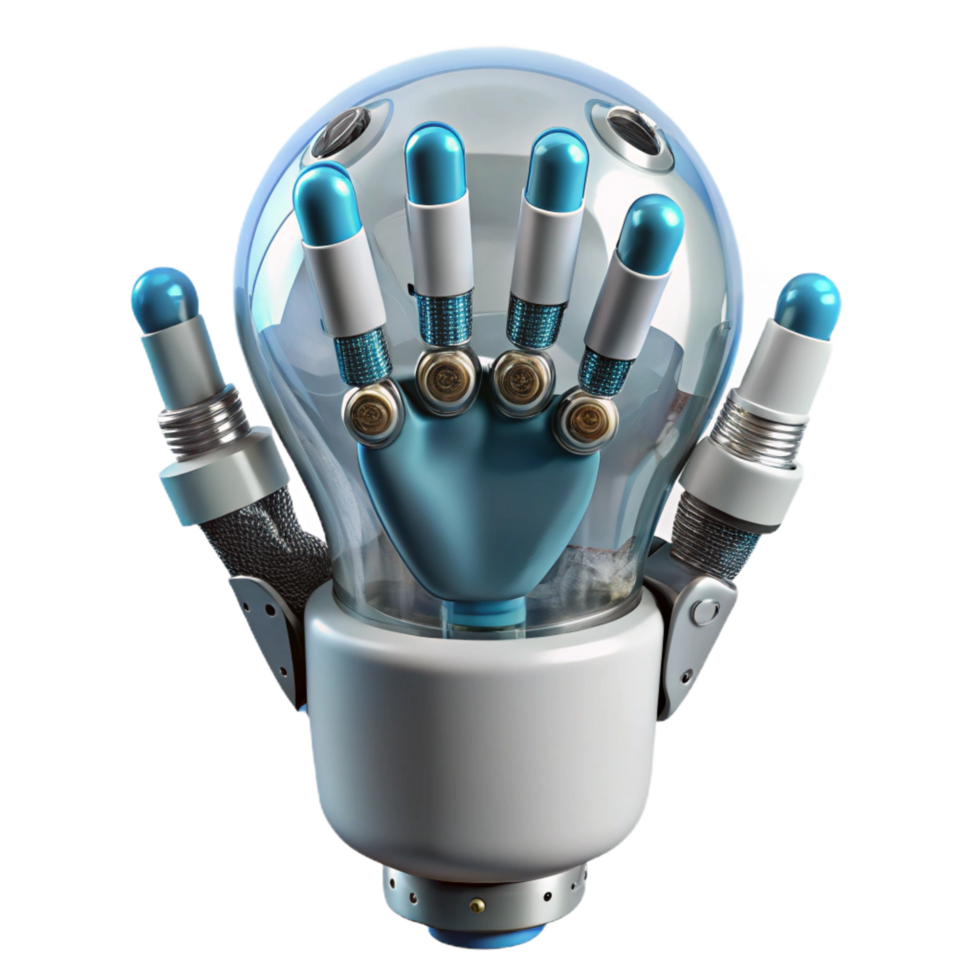 alluring iconic Cybernetic implant, technological enhancement, human augmentation. NO BACKGROUND with Transparent Background. png