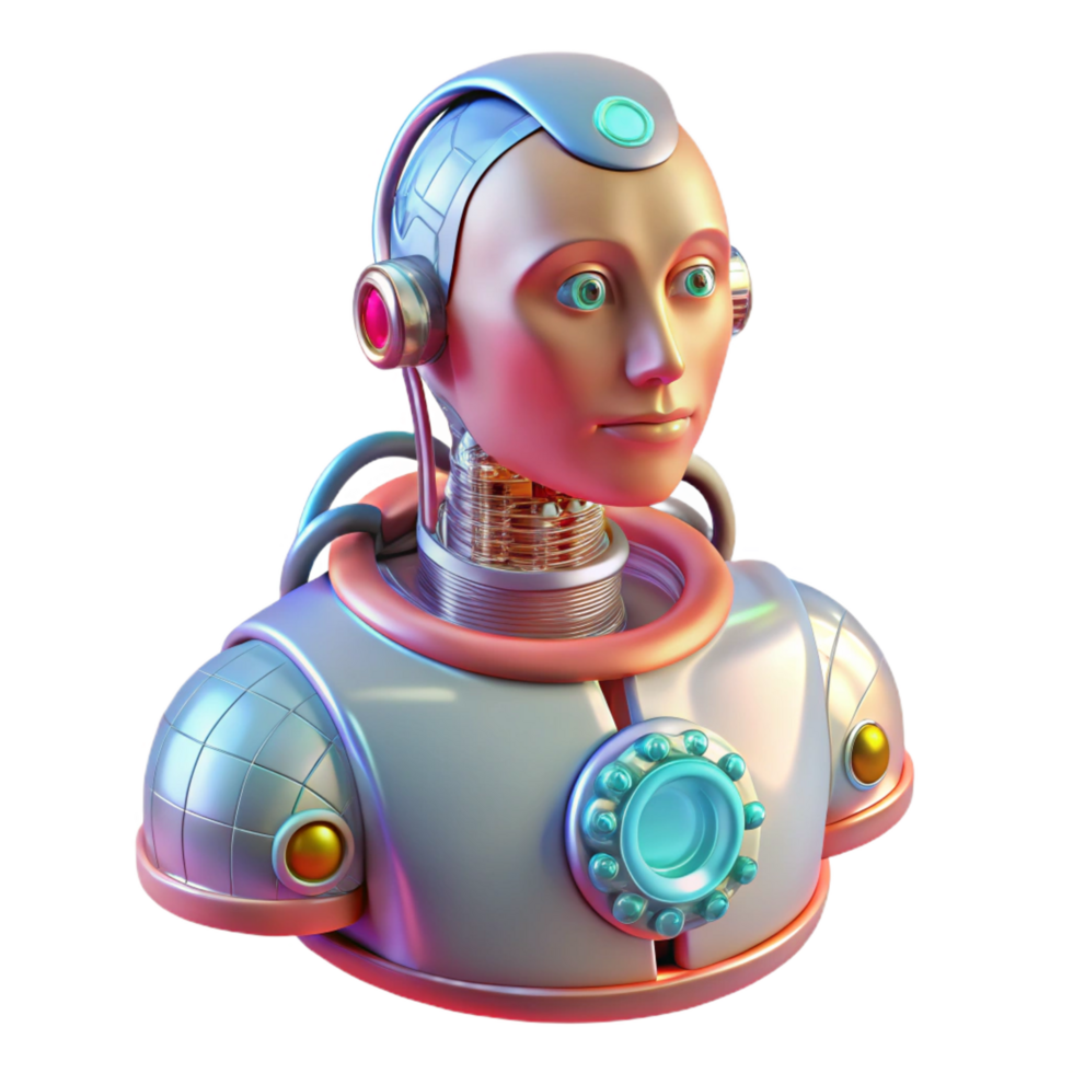 striking vintage Cybernetic implant, technological enhancement, human augmentation. NO BACKGROUND with Transparent Background. luxury png